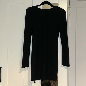 Forever 21 Little Black Mini Open Back Dress